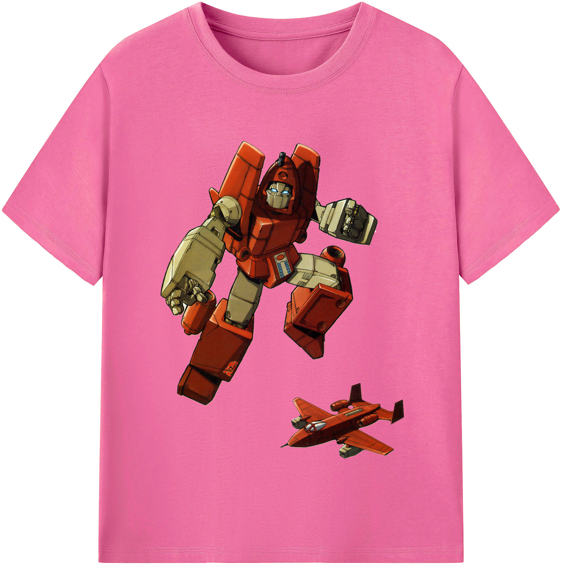 （画像用）  レディースカジュアルプリントTシャツ（綿100％）